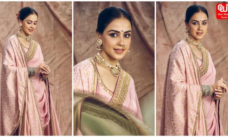 Genelia Deshmukh Marathi Look