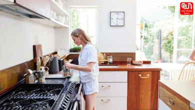 Kitchen cool in summer