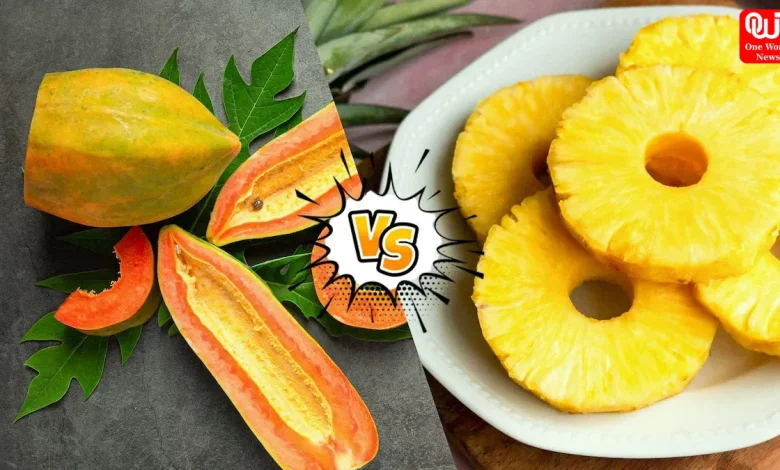 Papaya vs Pineapple for Glowing Skin