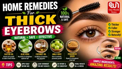 Natural Home Remedies For Thick Eyebrows