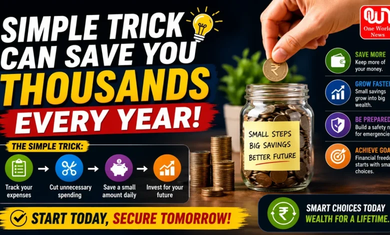 Simple Trick for Save Money