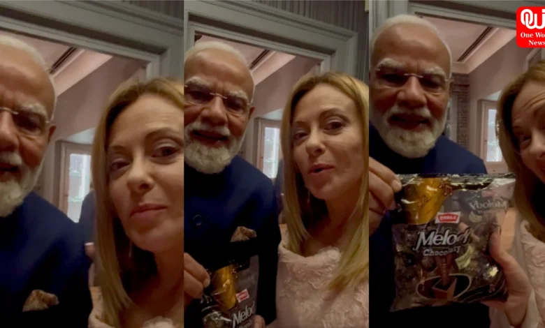 Narendra Modi-Giorgia Meloni Meet