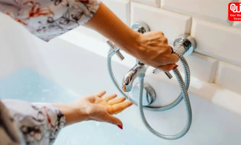 Right bath water temperature