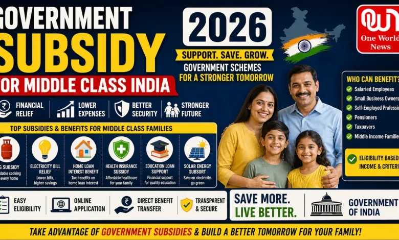 Subsidy Benefits for Middle Class