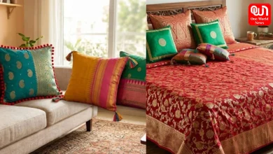 Old Saree Decor Ideas