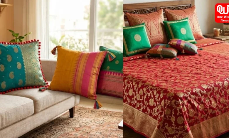 Old Saree Decor Ideas