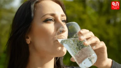 Drinking Cold Water In Summer