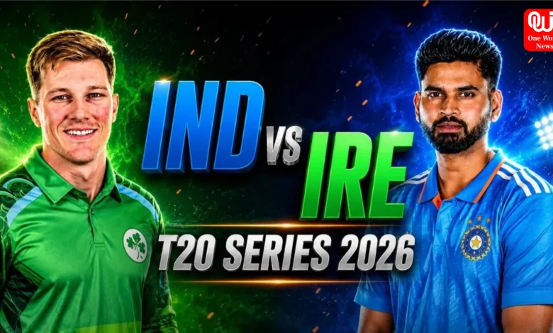 IND vs IRE T20 Schedule