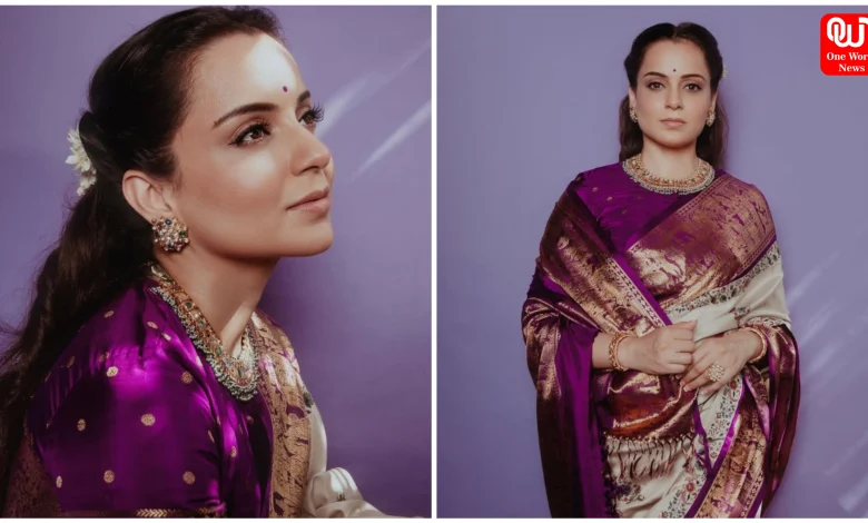 Kangana Ranaut Saree Look