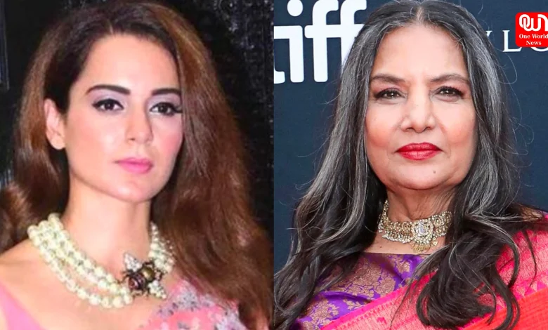 Kangana Ranaut on Shabana Azmi