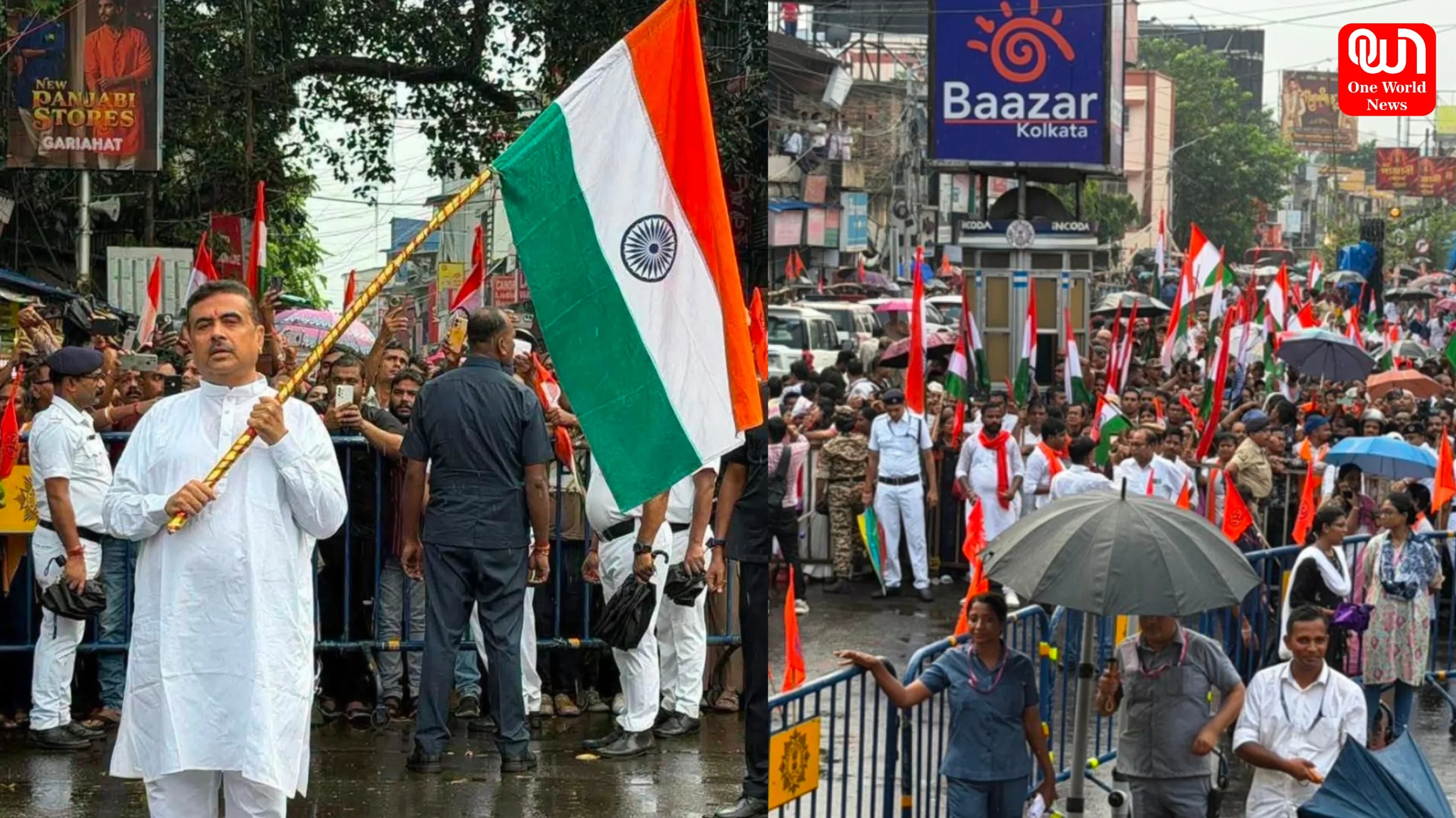 Suvendu Adhikari at Jadavpur