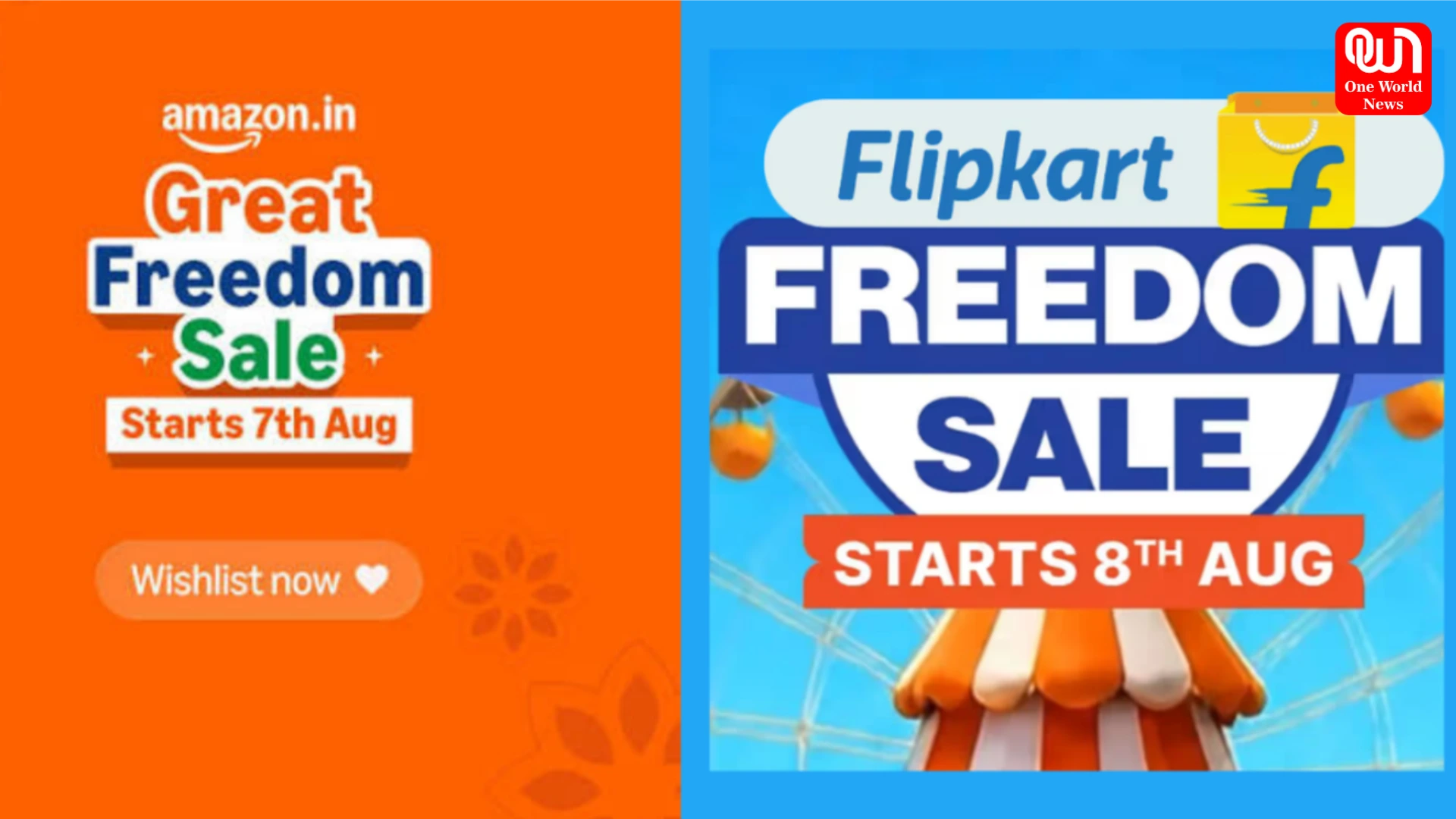 Amazon Flipkart Great Freedom Sale