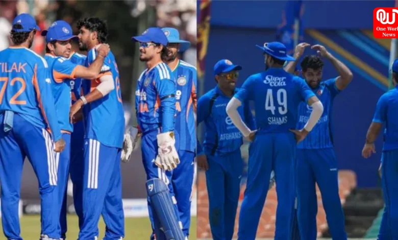 India vs Afghanistan T20 Series Schedule