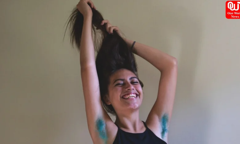 Colorful Armpit Hair Trend