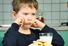 Child not drinking milk