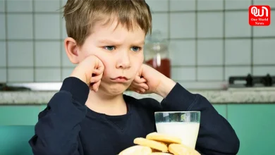 Child not drinking milk