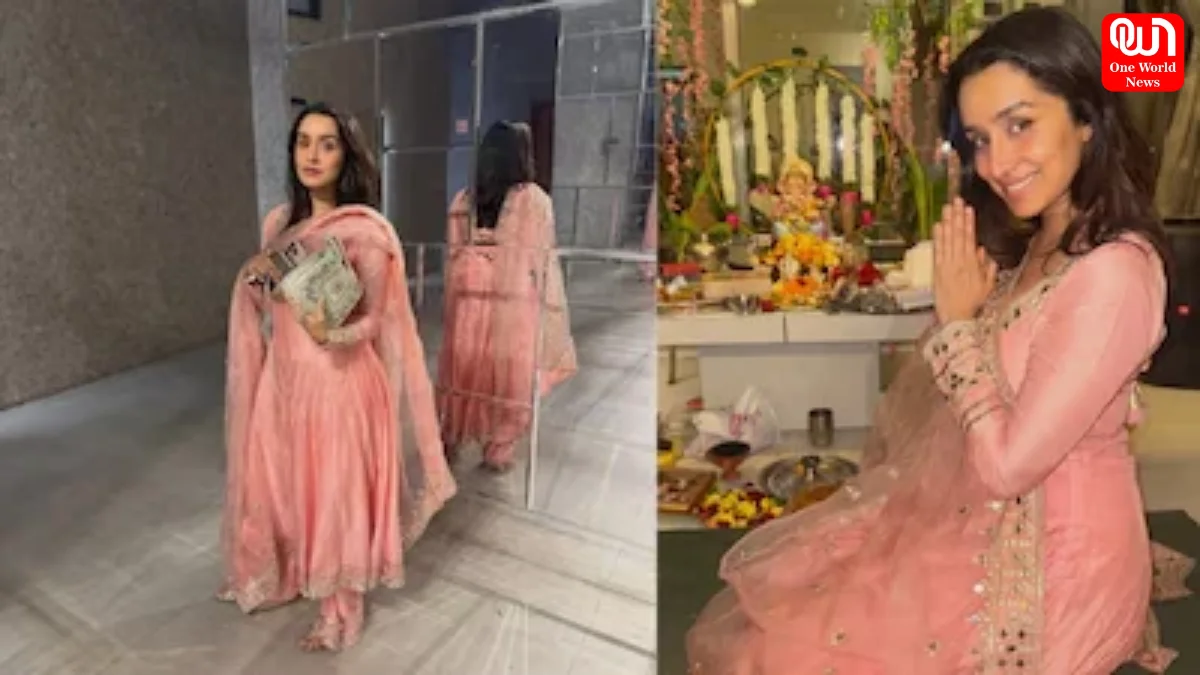 Shraddha Kapoor Ganpati Look