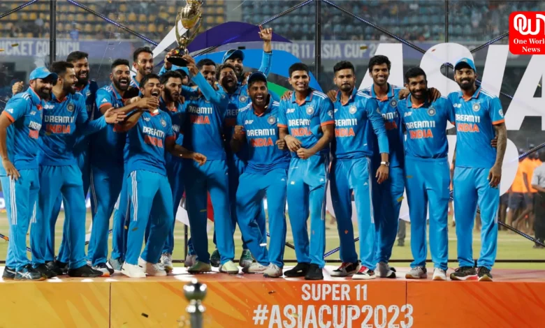 Team India Asia Cup Trophies