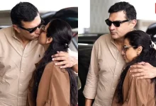Vidya Balan Airport Lip Lock