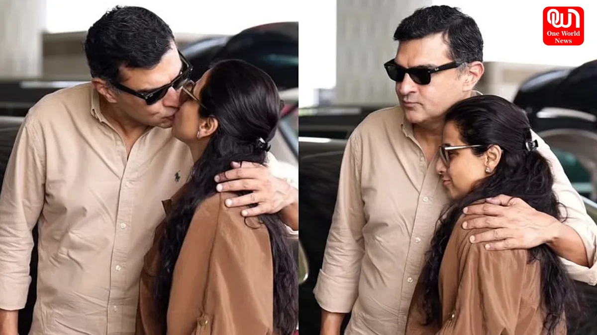 Vidya Balan Airport Lip Lock