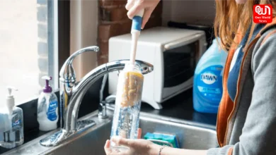 Cleaning the Water Bottle