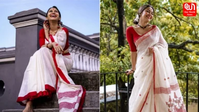Durga Puja Traditional Saree