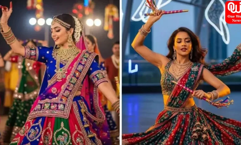 90s Navratri Look