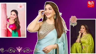 Madhuri Dixit Saree Look