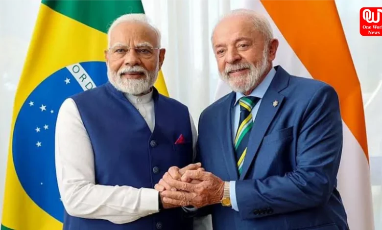 PM Modi greets President Luiz Inacio Lula da Silva